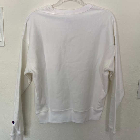 Champion Reverse Weave Crew, Vintage Script Logo - Picture 6 of 7